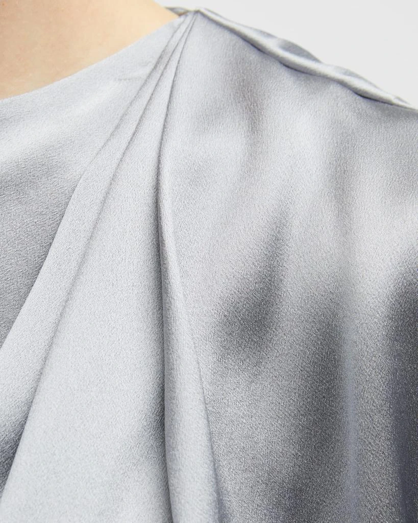 商品Vince|Flutter-Sleeve Draped Silk Blouse,价格¥850,第5张图片详细描述