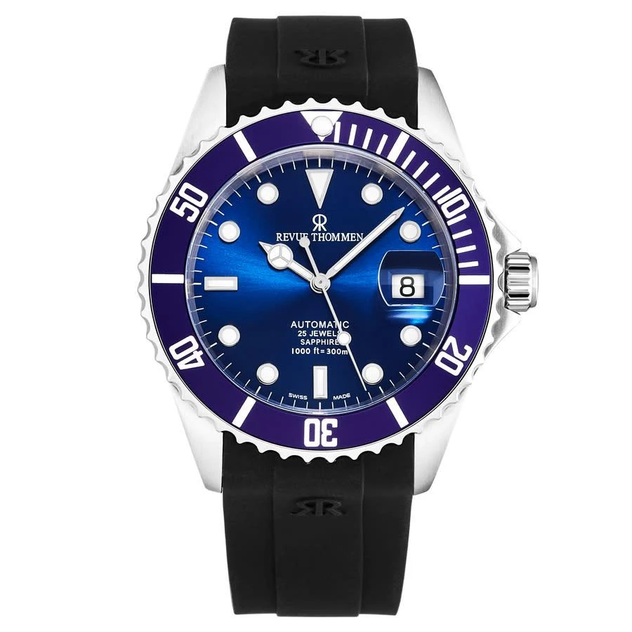 商品Revue Thommen|Diver Automatic Blue Dial Men's Watch 17571.2828,价格¥4090,第1张图片