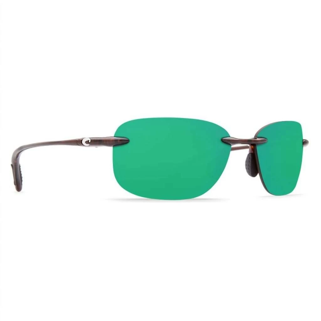 商品Costa Del Mar|Men's Seagrove Sunglasses In Shiny Tort Green Mirror, Green Mirror,价格¥1284,第3张图片详细描述