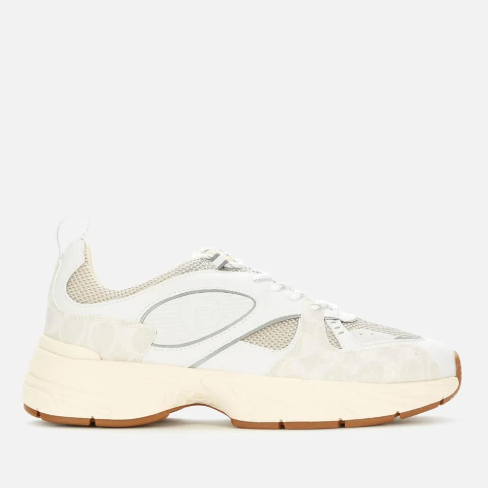 商品Coach|COACH MEN'S TECH RUNNING STYLE TRAINERS - OPTIC WHITE,价格¥695,第1张图片