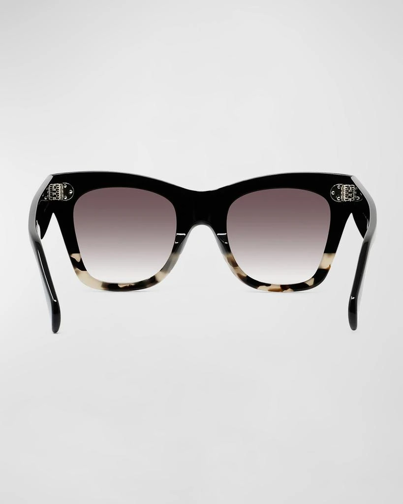 商品Celine|Two-Tone Gradient Cat-Eye Sunglasses, Black,价格¥3562,第5张图片详细描述