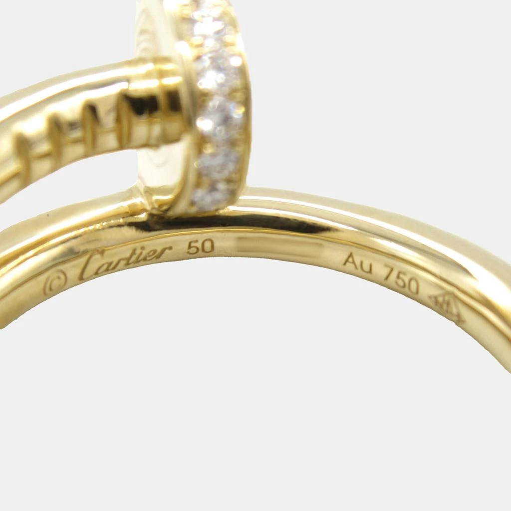 商品[二手商品] Cartier|Cartier 18K Yellow Gold Diamond Juste Un Clou Ring EU 50,价格¥31835,第4张图片详细描述