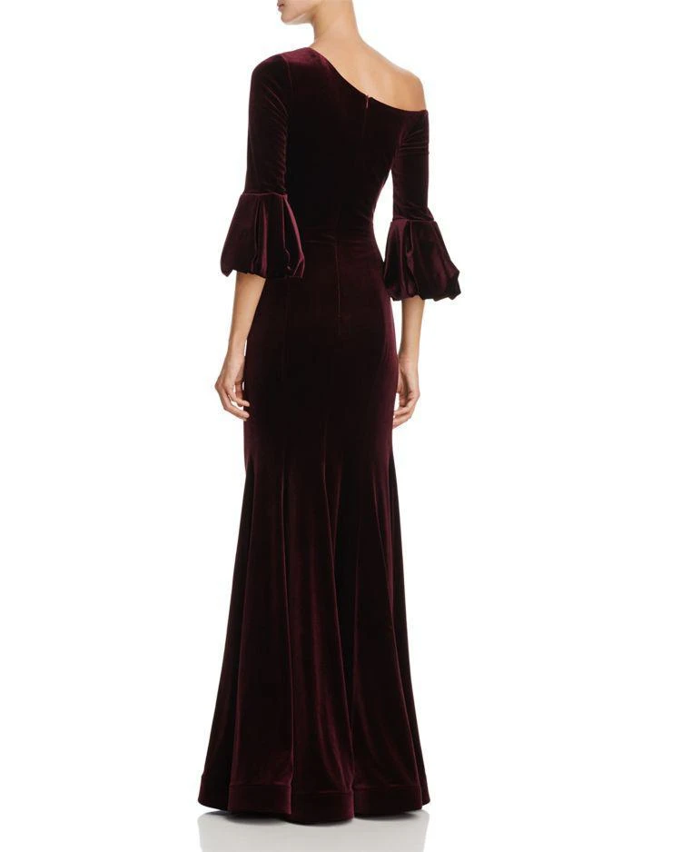 商品AQUA|One-Shoulder Velvet Gown - 100% Exclusive,价格¥1242,第2张图片详细描述