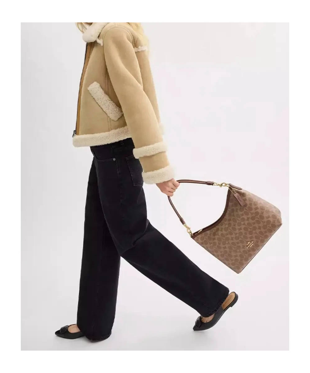 商品【商品预售7天】 Coach|Coach 女士斜挎包 CV975IMXHE 棕色,价格¥2641,第6张图片详细描述