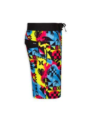 商品Hurley|Boy’s Abstract Blanket Pattern Board Shorts,价格¥56,第4张图片详细描述