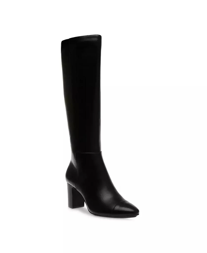 商品Anne Klein|Women's Spencer Almond Toe Knee High Wide Calf Boots,价格¥222,第1张图片
