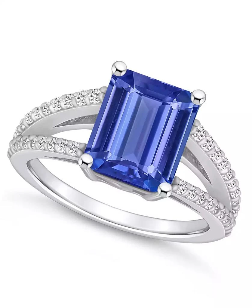 商品Macy's|Tanzanite (3-1/7 Ct. t.w.) and Diamond (1/3 Ct. t.w.) Ring,价格¥13471,第1张图片