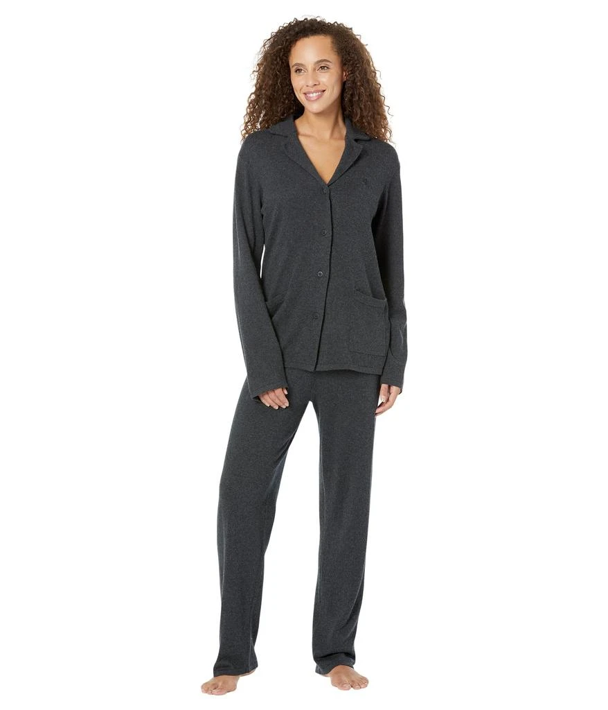 商品Ralph Lauren|Cotton Cashmere Notch PJ Set,价格¥957,第1张图片