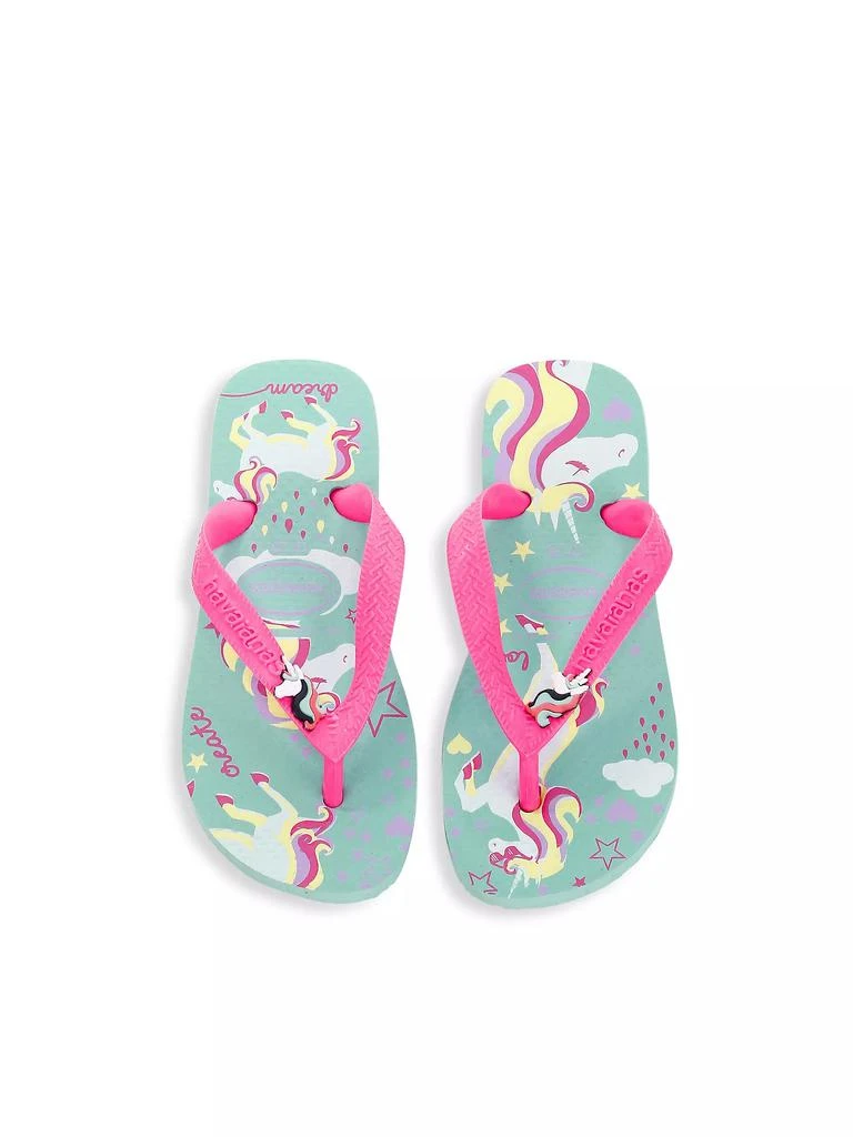 商品Havaianas|Girl's Unicorn Flip Flops,价格¥119,第4张图片详细描述