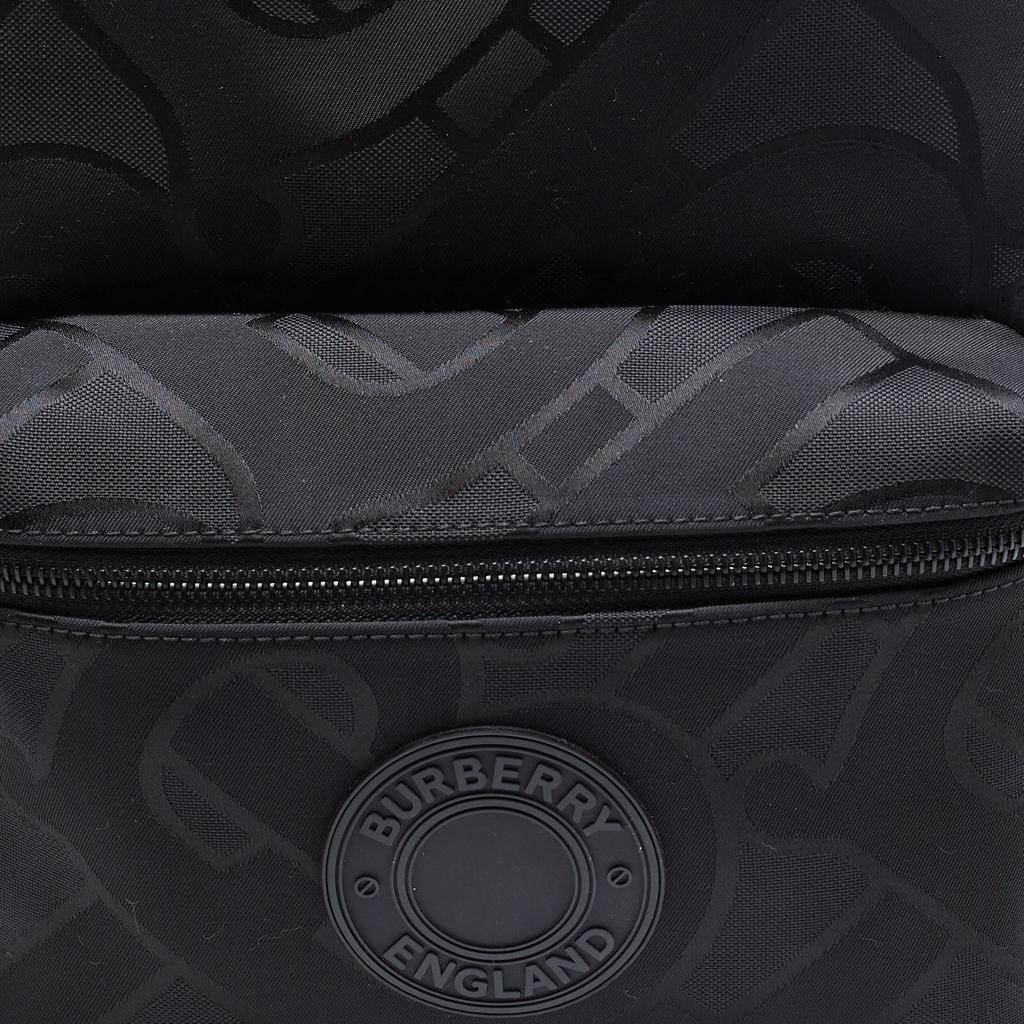 商品[二手商品] Burberry|Burberry Black Jacquard Monogram Jett Backpack Bag,价格¥6544,第7张图片详细描述