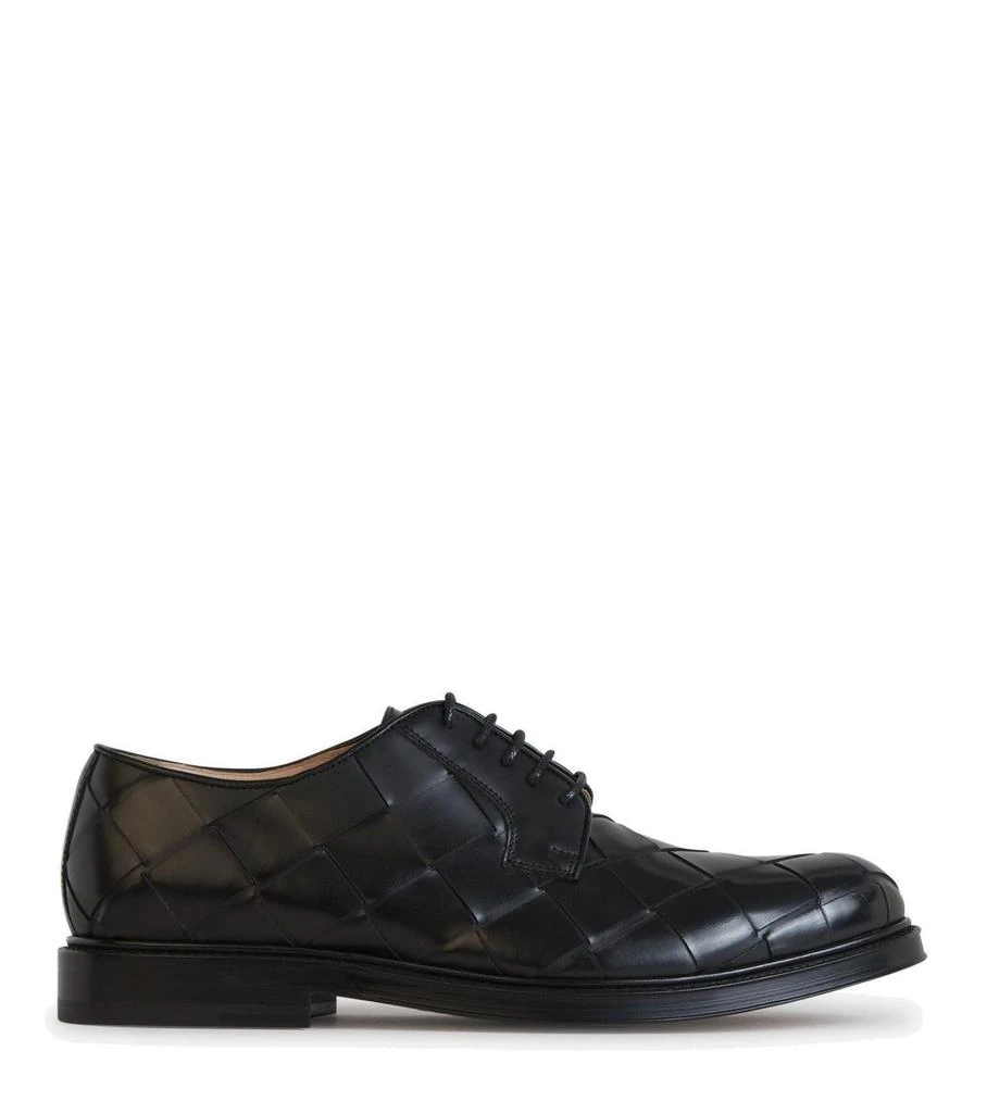 商品Bottega Veneta|Bottega Veneta Woven Lace-Up Shoes,价格¥9999,第1张图片