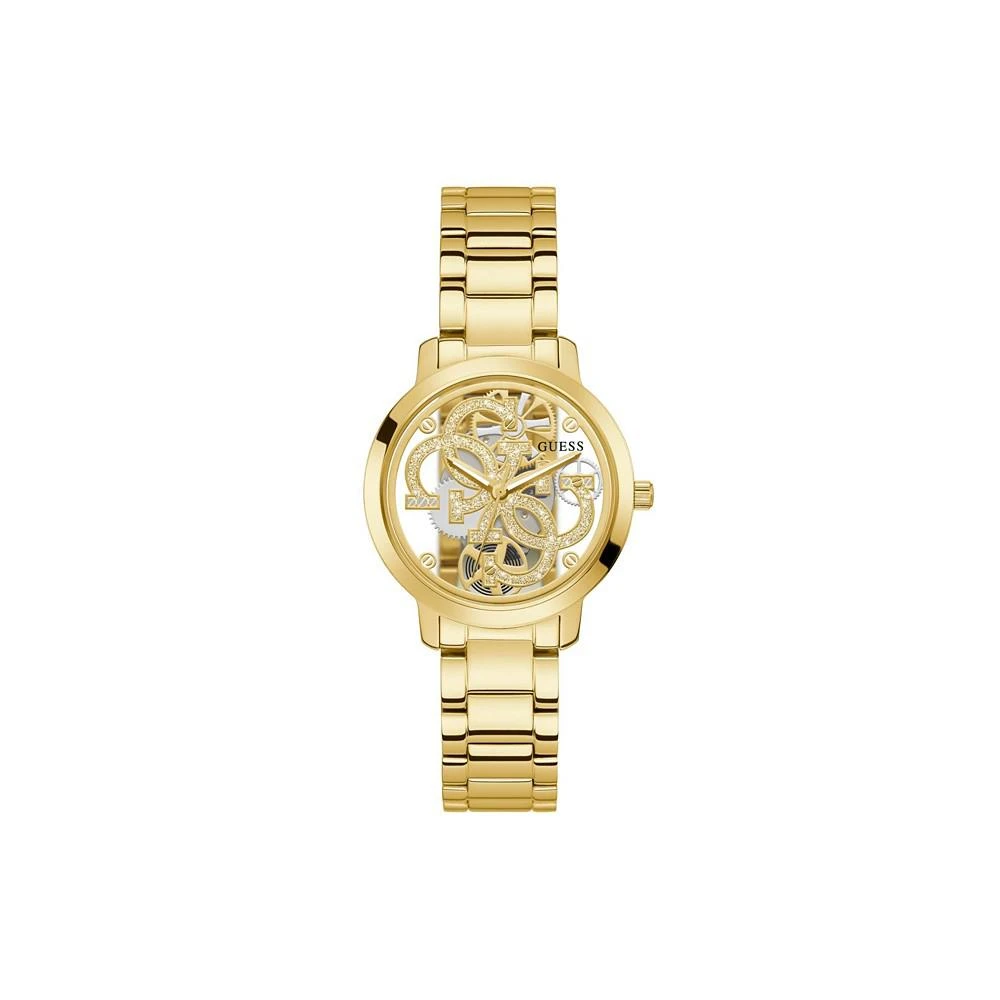 商品GUESS|Women's Gold-Tone Stainless Steel Bracelet Watch 36mm,价格¥468,第1张图片