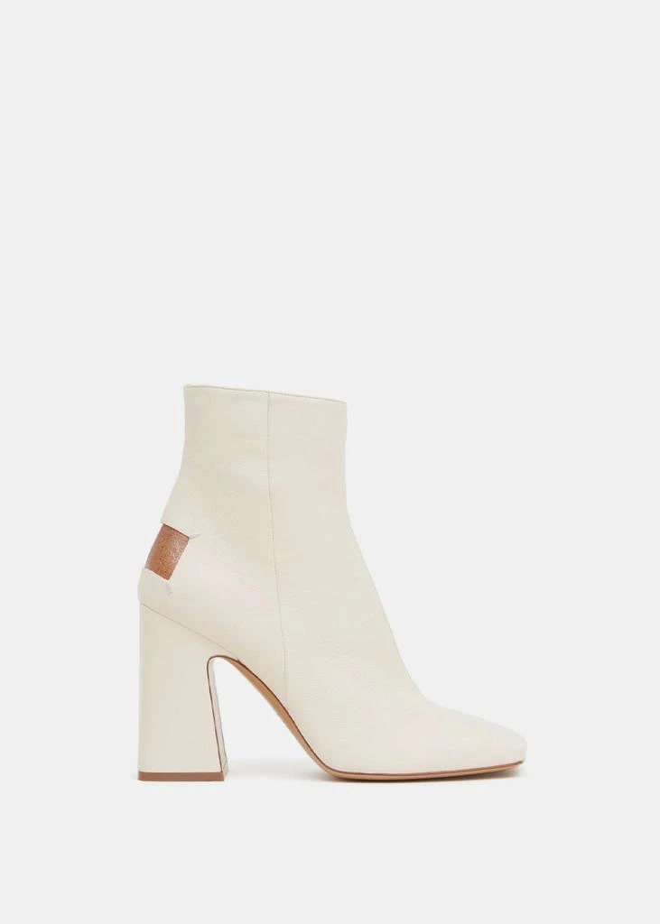 商品MAISON MARGIELA|Maison Margiela White 4 Stitches Decortiques Ankle Boots,价格¥3899,第1张图片