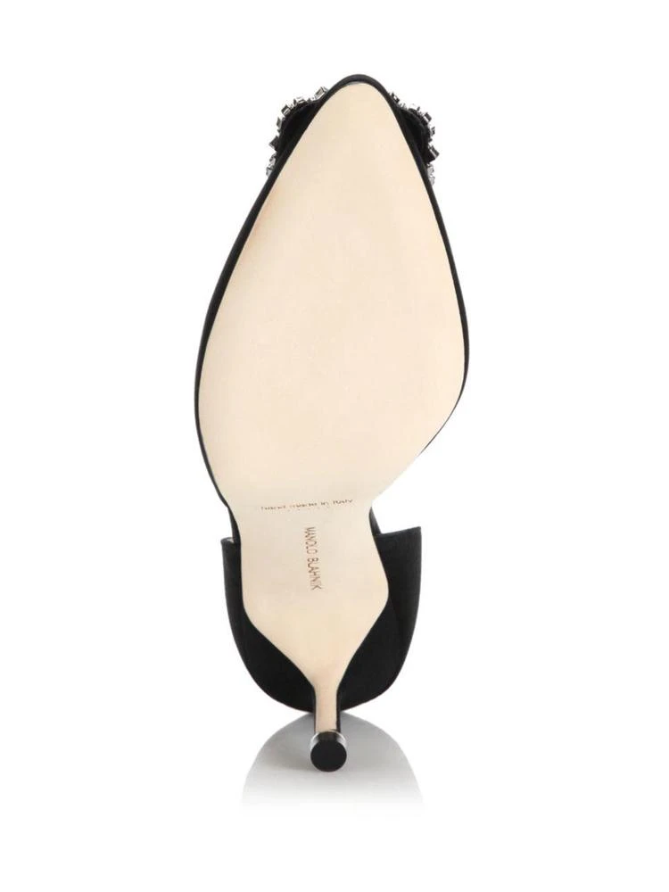 商品Manolo Blahnik|70mm钻扣鞋,价格¥4467,第4张图片详细描述