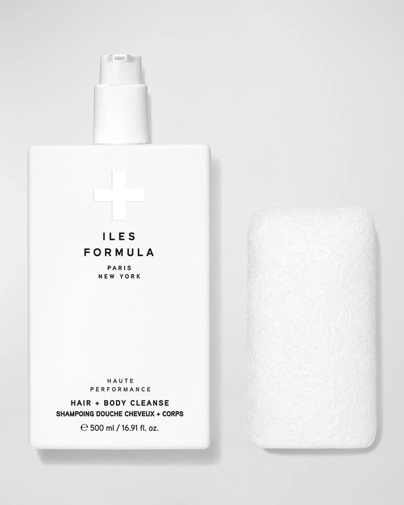 商品Iles Formula|Hair + Body Cleanse with Body Sponge,价格¥541,第1张图片