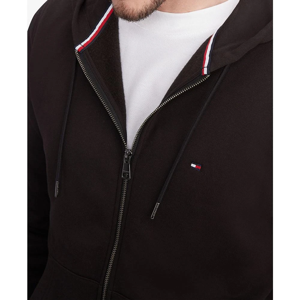 商品Tommy Hilfiger|Men's Long Sleeve Zip-Front Flag Logo Hoodie,价格¥530,第3张图片详细描述