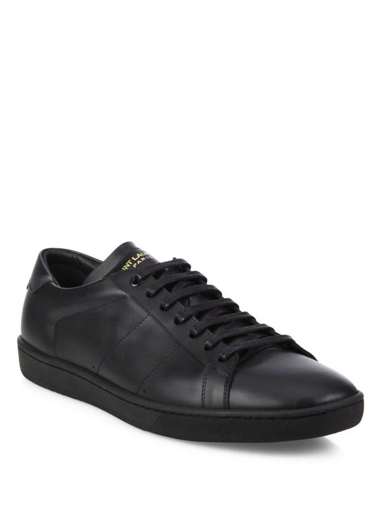 商品Yves Saint Laurent|Lace-Up Leather Sneakers,价格¥3710,第1张图片