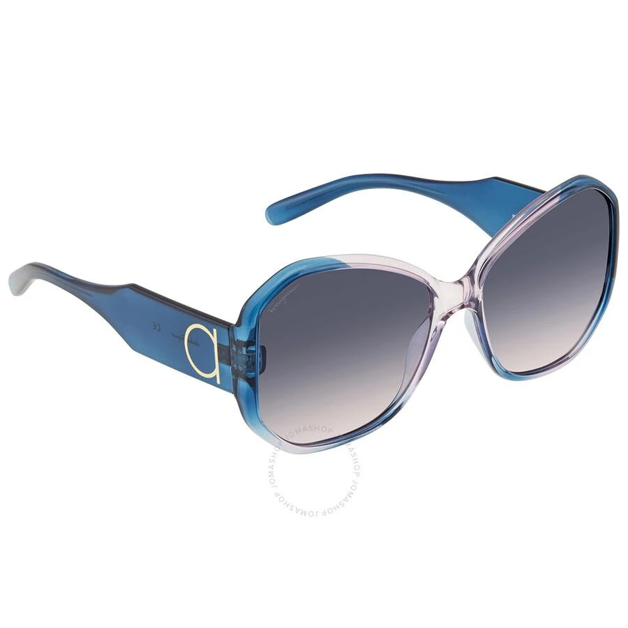 商品Salvatore Ferragamo|Blue Butterfly Ladies Sunglasses SF942S 431 61,价格¥447,第3张图片详细描述