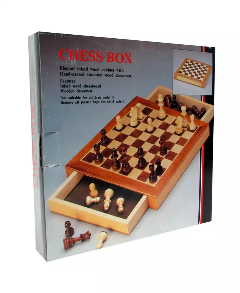 商品Trademark Global|Trademark Games Inlaid Walnut Style Magnetized Wood Wstaunton Wood Chessmen,价格¥375,第4张图片详细描述