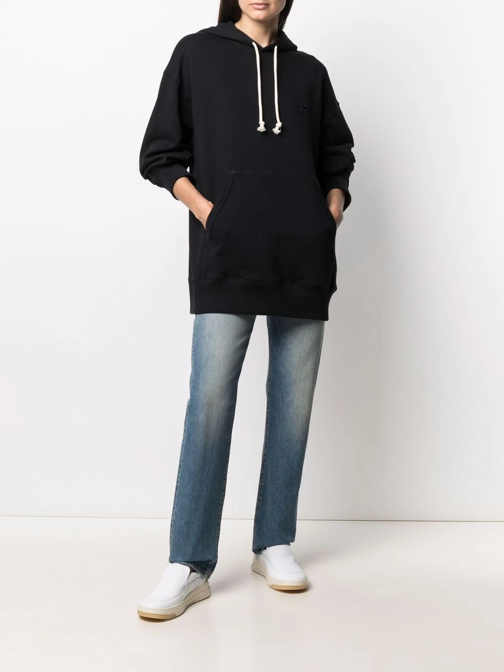 商品Acne Studios|Acne Studios 女士卫衣 CI0079900 黑色,价格¥1711,第3张图片详细描述