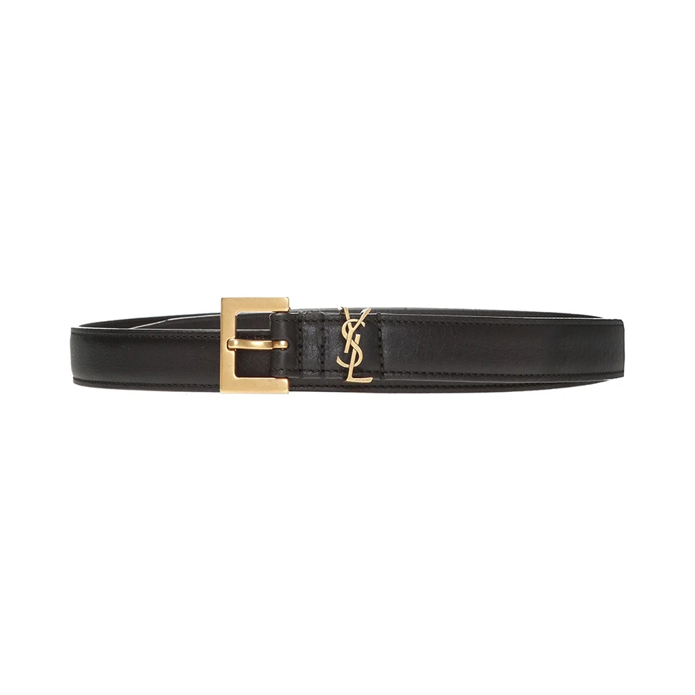 商品Yves Saint Laurent|YSL 黑色女士腰带 554465-BOO0W-1000 宽2cm,价格¥2677,第1张图片