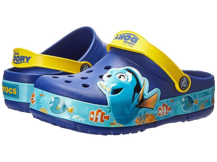 商品Crocs|CrocsLights Finding Dory Clog (Toddler/Little Kid),价格¥169,第1张图片