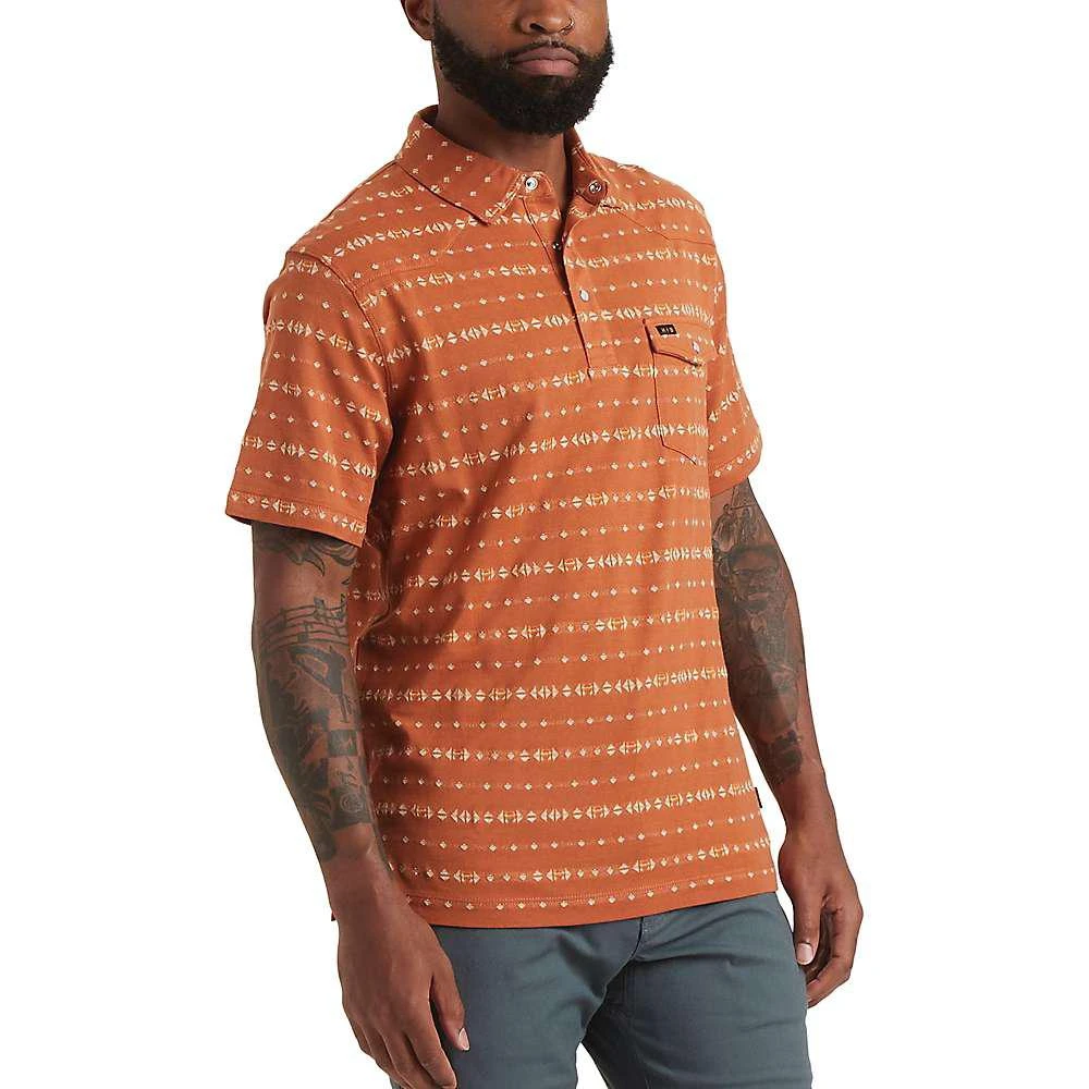 商品Howler Brothers|Howler Brothers Men's Ranchero Jacquard Polo,价格¥341,第1张图片