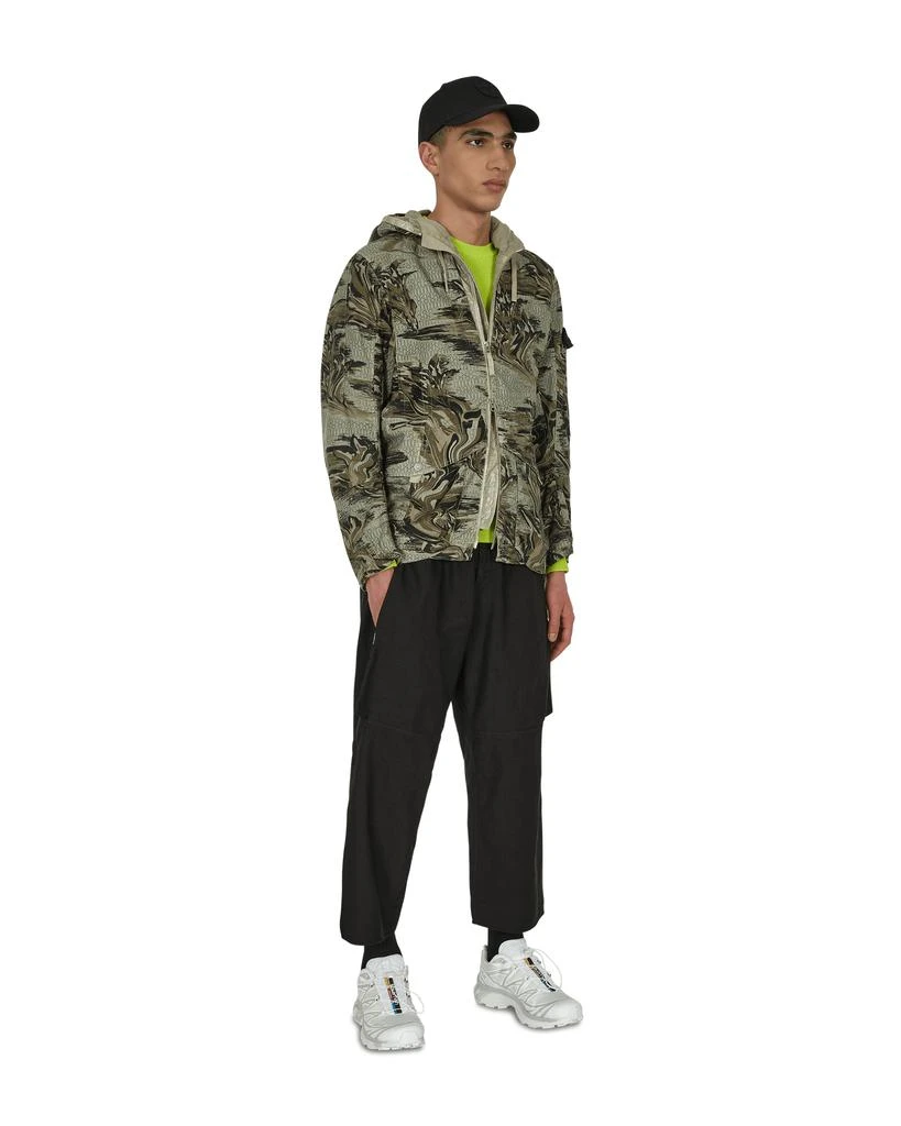 商品Stone Island|Printed Linen CORDURA®-TC Short Parka Jacket Beige,价格¥4779,第4张图片详细描述