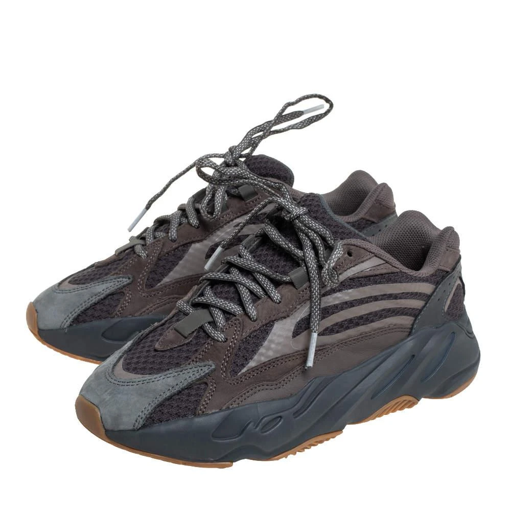 商品[二手商品] YEEZY|Adidas Yeezy Boost 700 V2 Geode Multicolor Nubuck And Suede Lace Up Sneakers Size 41.5,价格¥3511,第4张图片详细描述
