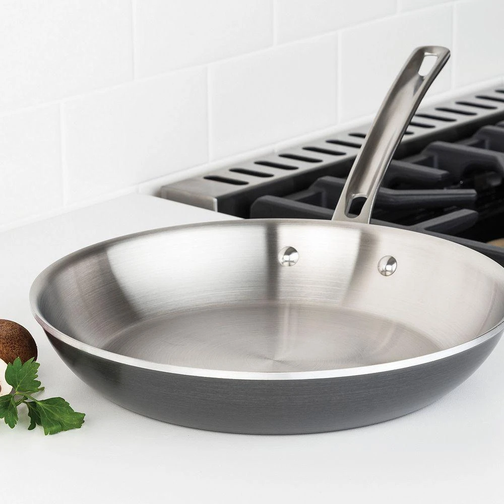 Hard Anodized 10 Pc Cookware Set with Stainless Steel Interior 商品