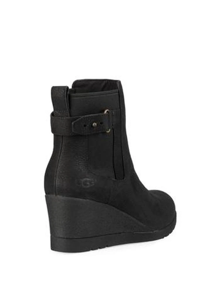 商品UGG|UGG - Indra Leather Wedge Buckle Booties,价格¥810,第2张图片详细描述