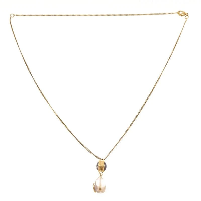 商品[二手商品] Chanel|Chanel Gold Gem Long Necklace,价格¥7993,第2张图片详细描述