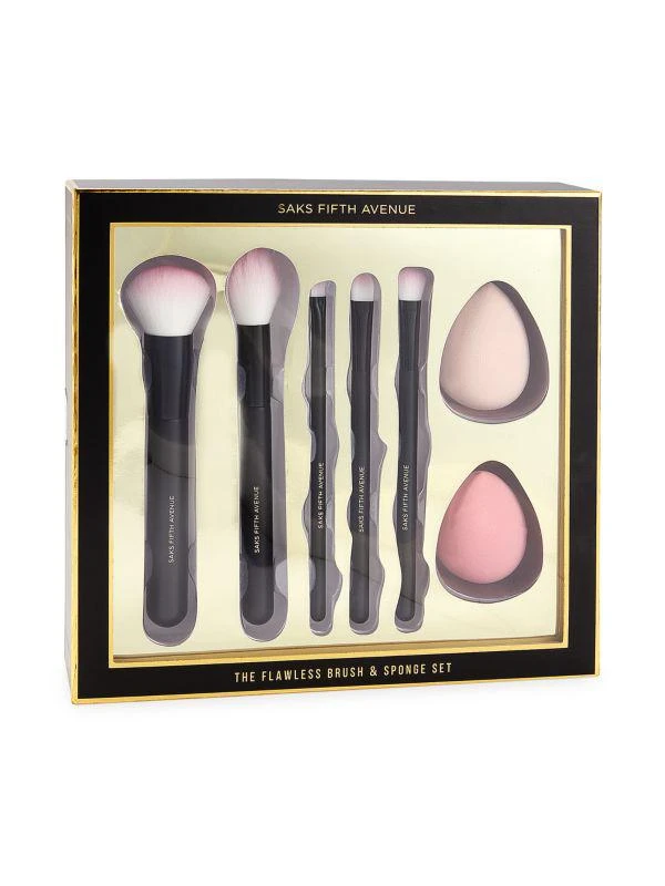 商品Saks Fifth Avenue|The Flawless 7-Piece Brush & Sponge Set,价格¥239,第3张图片详细描述