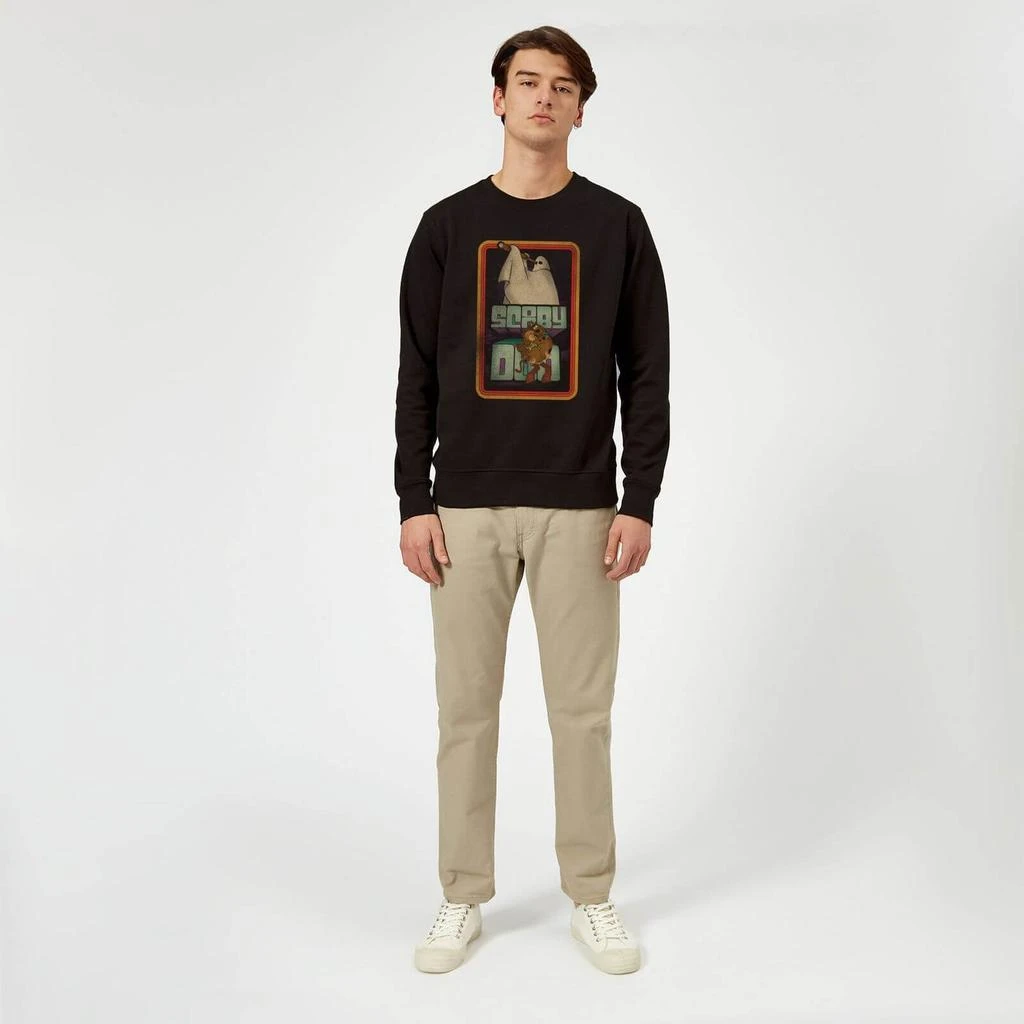 商品Original Hero|Scooby Doo Retro Ghostie Sweatshirt - Black,价格¥253,第3张图片详细描述