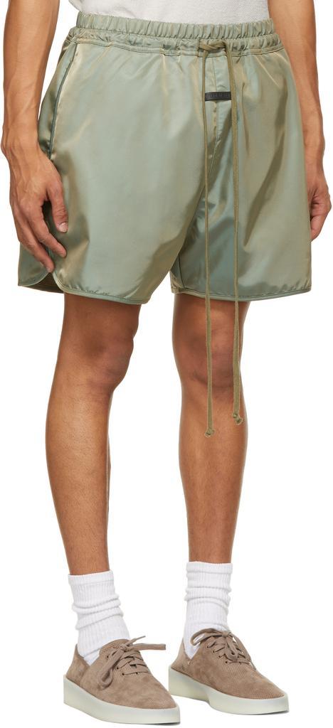 商品Fear of god|Green Nylon Track Shorts,价格¥2561,第4张图片详细描述