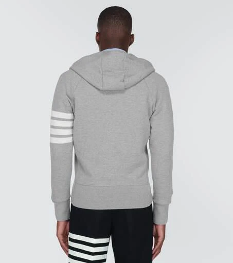 商品Thom Browne|Zipped 4-Bar hooded sweatshirt,价格¥8344,第4张图片详细描述