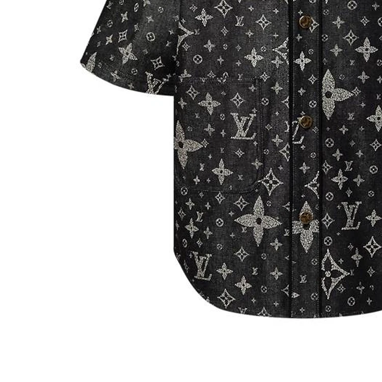商品[国内直发] Louis Vuitton|FW23 字母Logo印花休闲短袖衬衫 男款 多色,价格¥14020,第8张图片详�细描述
