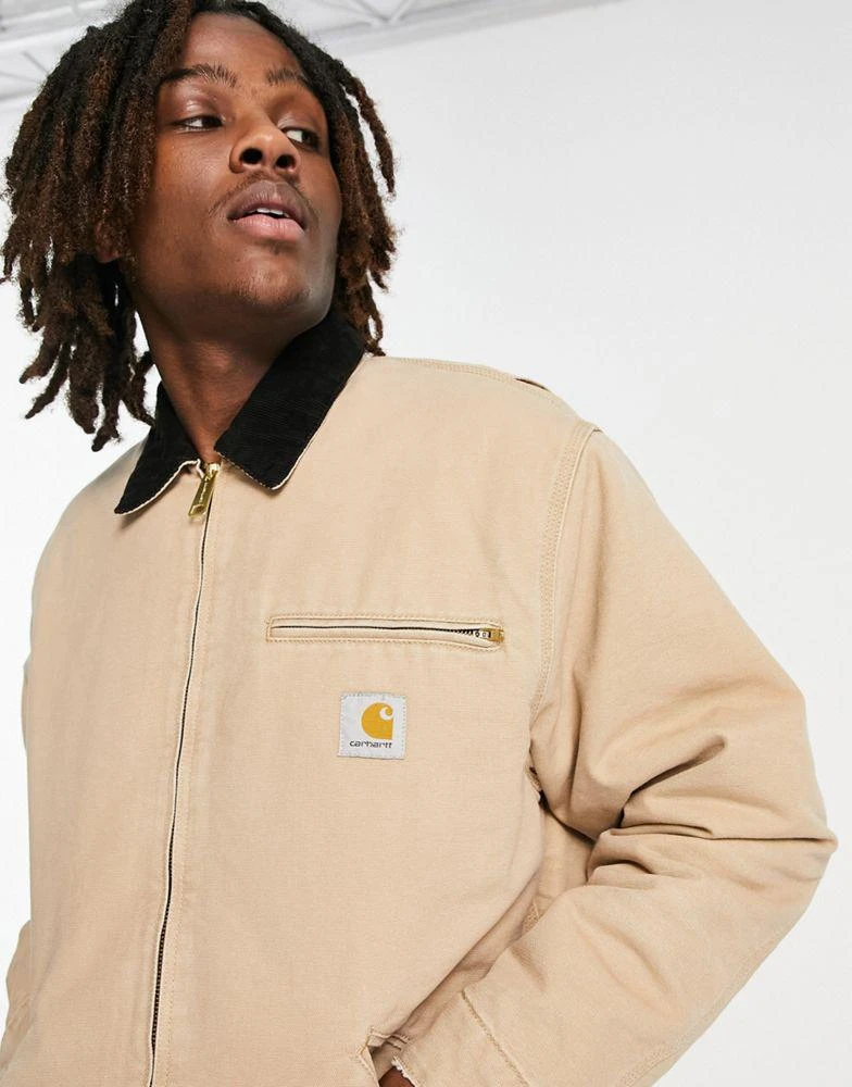 商品Carhartt WIP|男款Original Detroit棕色夹克,价格¥2061,第3张图片详细描述