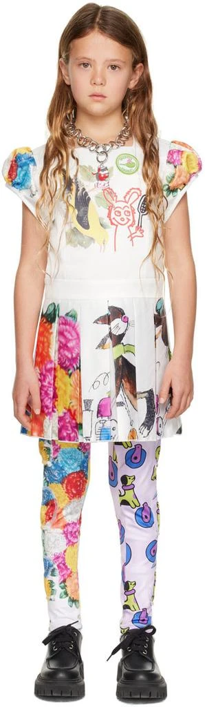 商品CHOPOVA LOWENA|SSENSE Exclusive Kids White Bird & Floral Dress,价格¥1143,第1张图片