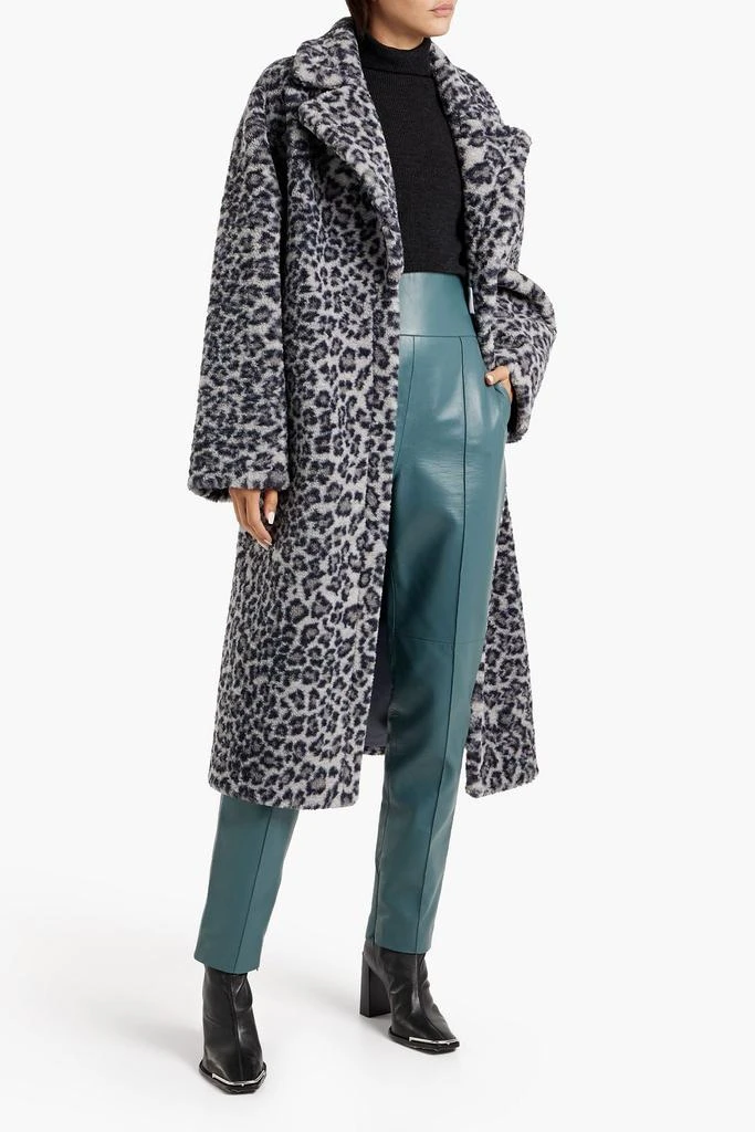商品STAND STUDIO|Leopard-print faux shearling coat,价格¥858,第2张图片详细描述