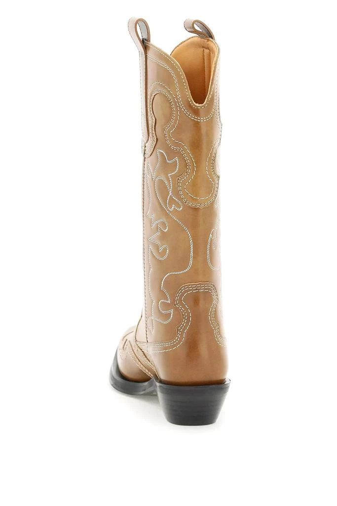 商品Ganni|Ganni embroidered western boots,价格¥2422,第3张图片详细描述