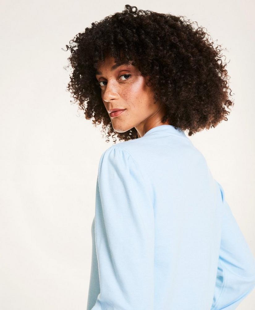 商品Brooks Brothers|Puff Sleeve Cotton Sweatshirt,价格¥224,第5张图片详细描述