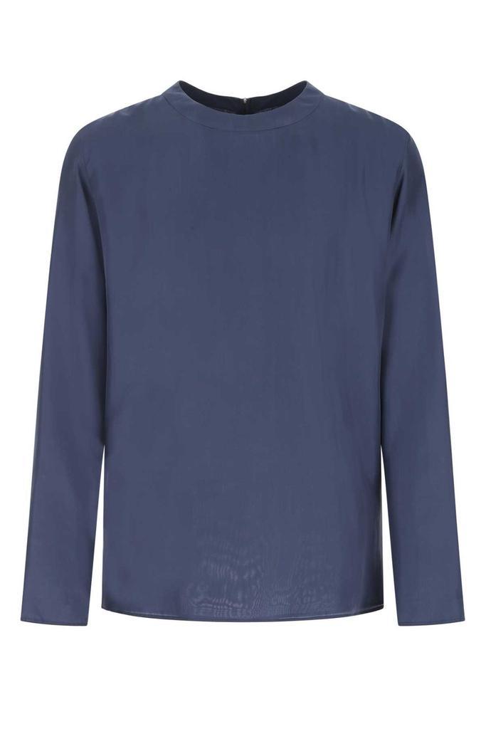 商品Zegna|Ermenegildo Zegna Long-Sleeved Collarless Shirt,价格¥3471,第1张图片