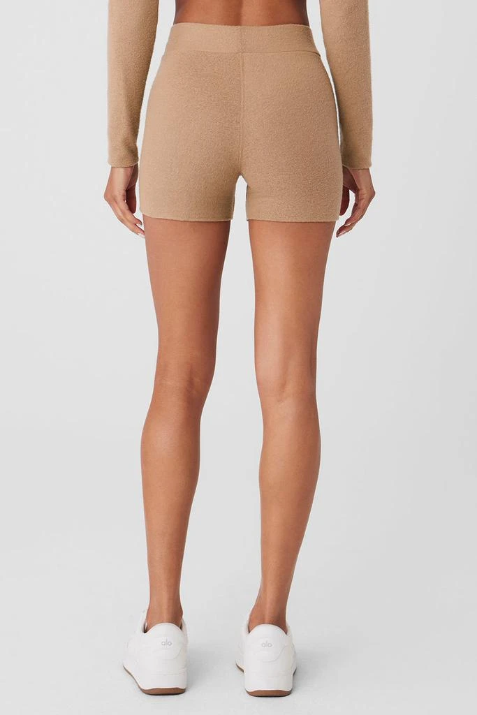 商品Alo|Alolux High-Waist Me Time Short - Toasted Almond,价格¥446,第3张图片详细描述