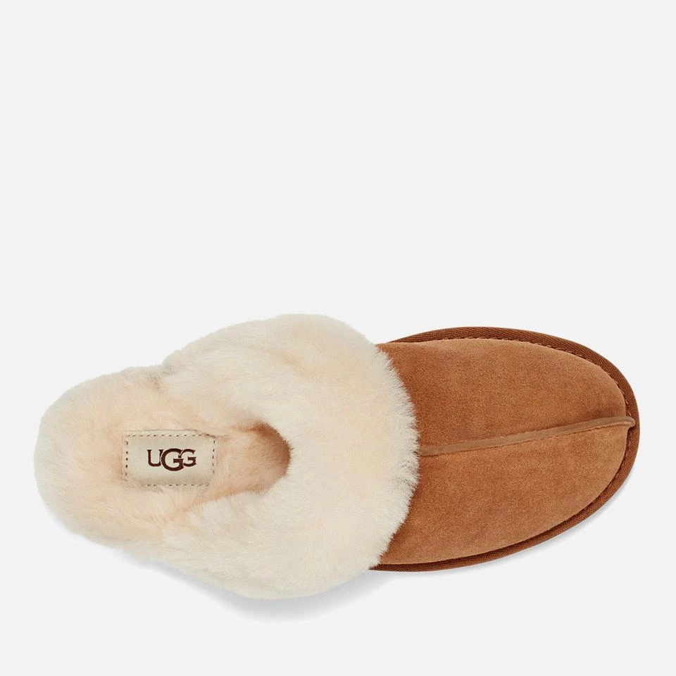 商品UGG|UGG WOMEN'S SCUFFETTE II SHEEPSKIN SLIPPERS - CHESTNUT,价格¥870,第3张图片详细描述