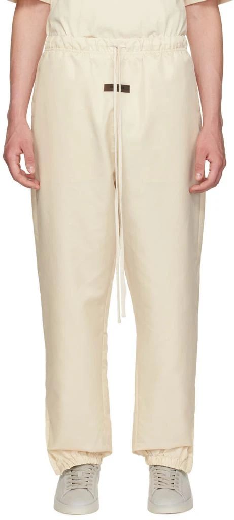 商品Essentials|Off-White Drawstring Track Pants,价格¥398,第1张图片