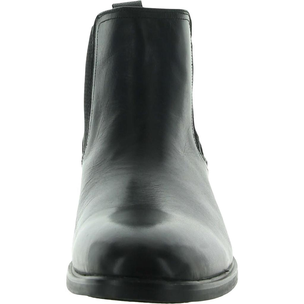 Steve Madden Mens Afinity Leather Textured Chelsea Boots商品第8张图片规格展示