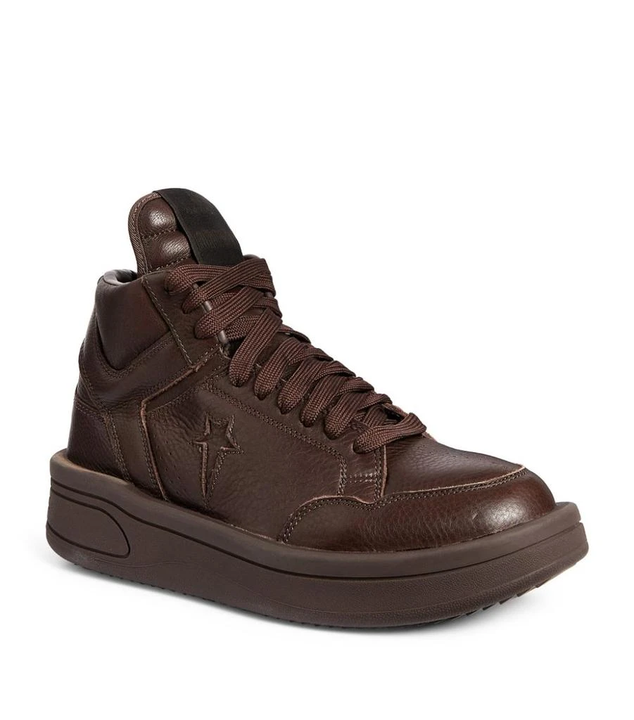 商品Rick Owens|x Converse DRKSHDW TURBOWPN High-Top Sneakers,价格¥1946,第4张图片详细描述