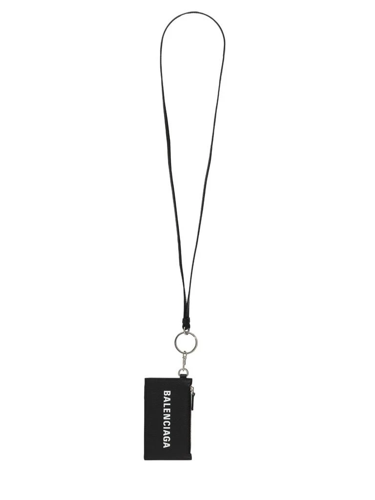 商品Balenciaga|Logo Leather Case & Keychain,价格¥3257,第1张图片
