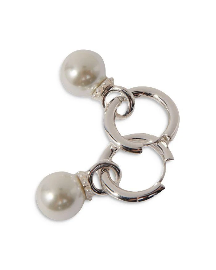 Imitation Pearl Huggie Hoop Earrings 商品